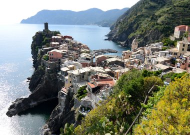 Vernazza köyde cinque terre, İtalya