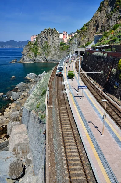Estación de tren de Manarola, Cinque Terre —  Fotos de Stock