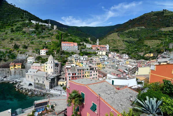 Vernazza falu a cinque terre, Olaszország — Stock Fotó
