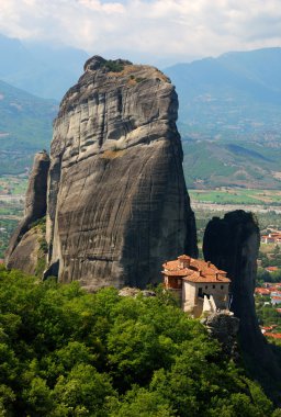 Meteora Monastery, Greece landmark clipart