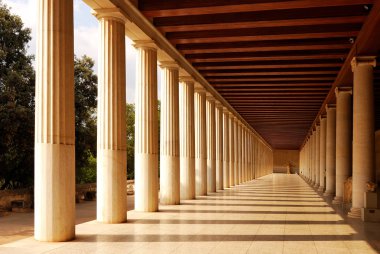 Stoa of Attalus at Athens clipart