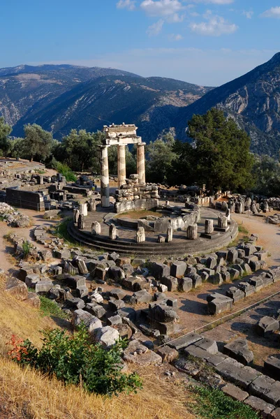 Ιερό της Αθηνάς Προναίας στους Δελφούς, Ελλάδα — Φωτογραφία Αρχείου