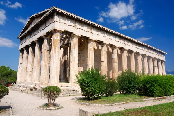 （赫) 赫，在希腊雅典的殿 — 图库照片
