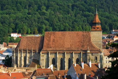 Black Church in Brasov, Transylvania, Romania clipart