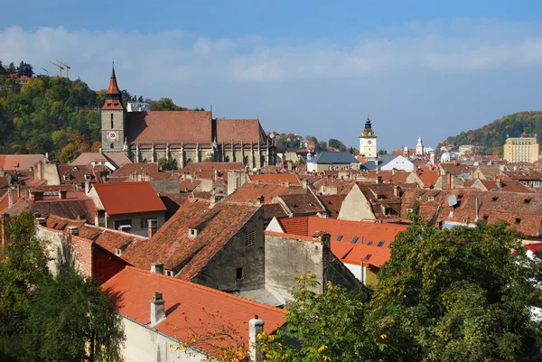 Средневековый город Брашов, Румыния — стоковое фото