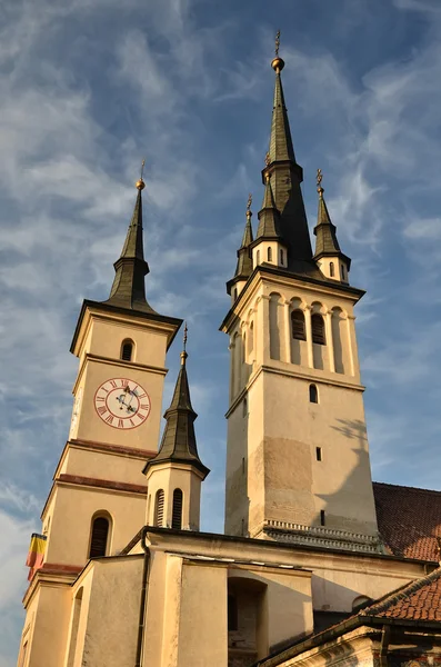 布拉索夫，罗马尼亚的圣尼古拉斯教堂 — 图库照片