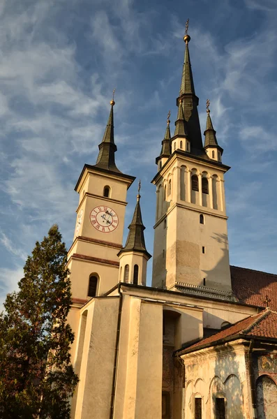Igreja de São Nicolau em Brasov, Roménia — Fotografia de Stock