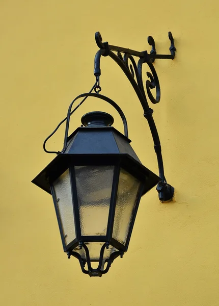 Vintage lampione strada notte — Foto Stock