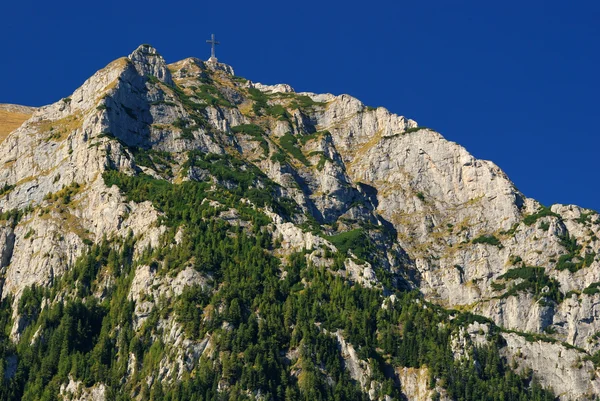 Panorama das montanhas Bucegi, cordilheira dos Cárpatos — Fotografia de Stock