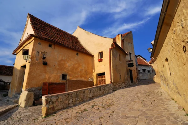 Rasnov fortress, narrow street, Transylvania — Stock Photo, Image