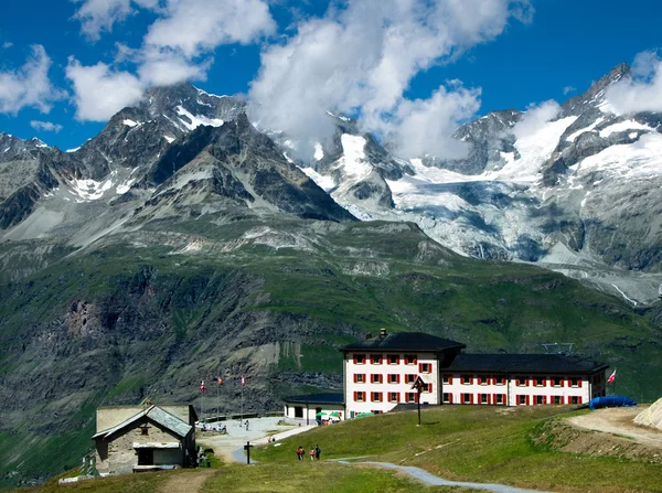 Zermatt Alpes paisagem na Suíça — Fotografia de Stock