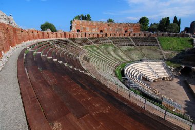 Antik Yunan tiyatro Taormina, Sicilya