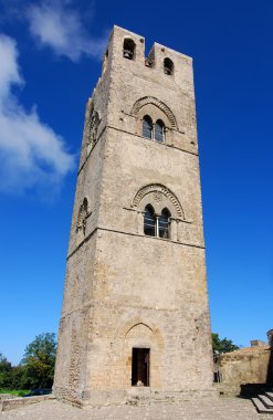 Erice katedral Kulesi, Sicilya