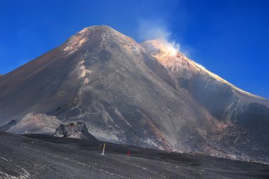 Highest volcano in Europe, Etna, Sicily clipart