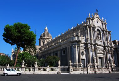 Catania cathedral, in Sicily clipart
