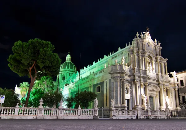 Кафедральний собор Катанії в Сицилії — стокове фото