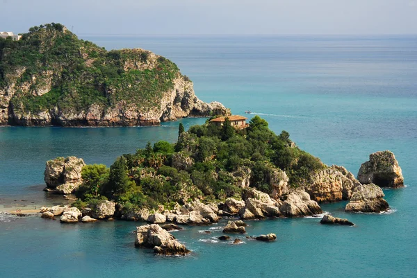Isola bella, taormina, Sicilya — Stok fotoğraf