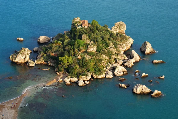 Isola Bella, Taormina, Sicily — Stock Photo, Image