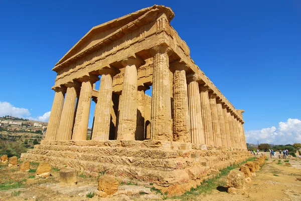 Grecka świątynia Concordia w agrigento, Sycylia — Zdjęcie stockowe