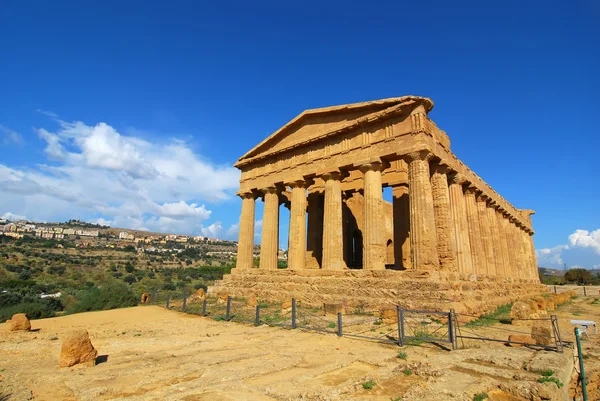 Ελληνικός ναός του concordia σε Αγκριτζέντο, Σικελία — Φωτογραφία Αρχείου