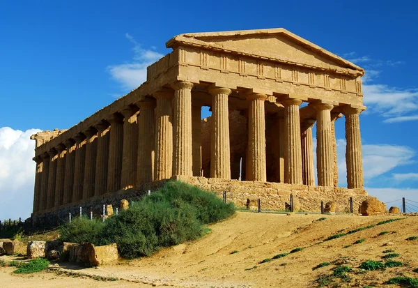 Греческий храм Конкордии в Агридженто — стоковое фото