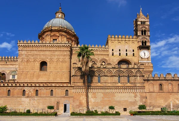 西西里岛巴勒莫大教堂 — 图库照片