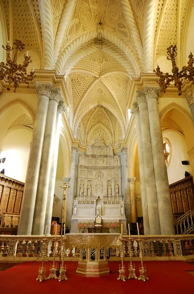 Innenausstattung der Kathedrale von Erice, Sizilien — Stockfoto