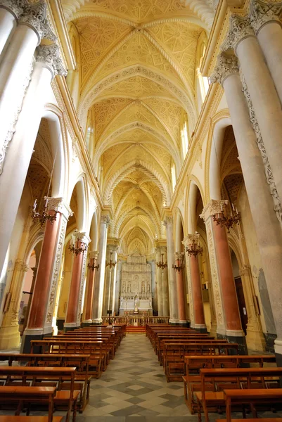 Detalle interior de la catedral de Erice, Sicilia —  Fotos de Stock