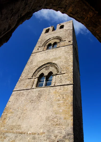 stock image Erice Cathedral Tower, Sicily