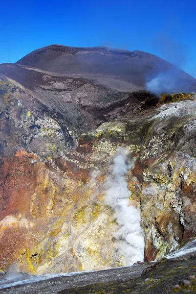 stock image Etna erruption of volcano, Sicily