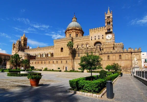 Palermo katedralen, Sicilien Royaltyfria Stockbilder