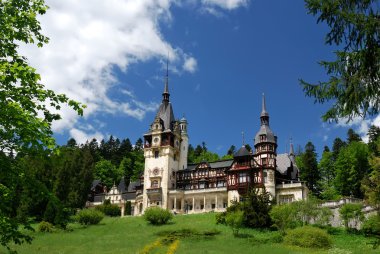 Romanya 'nın Sinaia kentindeki Peles Kalesi