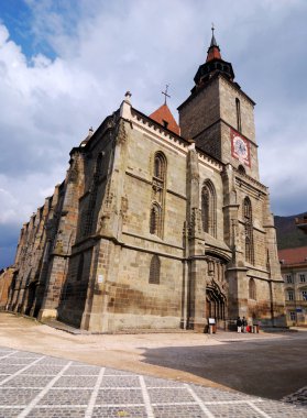 Black Church in Brasov, Romania clipart