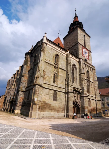 Černý kostel v Brasově, Rumunsko — Stock fotografie