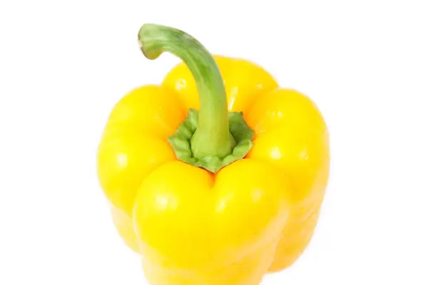 Fresh yellow pepper isolated — Stok fotoğraf