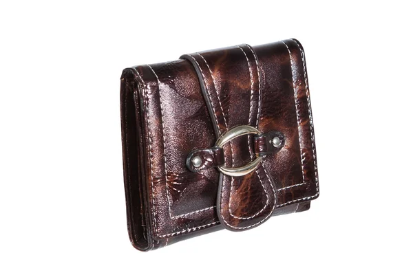Women's brown purse — Stock Photo, Image