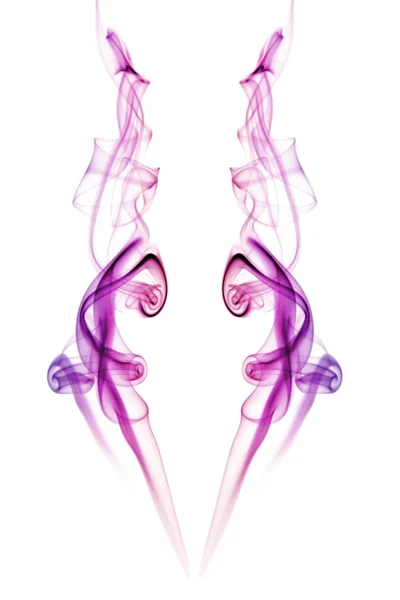 Colorful purple smoke — Stock Photo, Image
