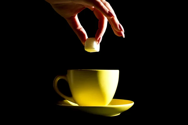 Yellow_cup — Stock Photo, Image