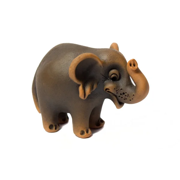 Clay_elephant — Stock Photo, Image