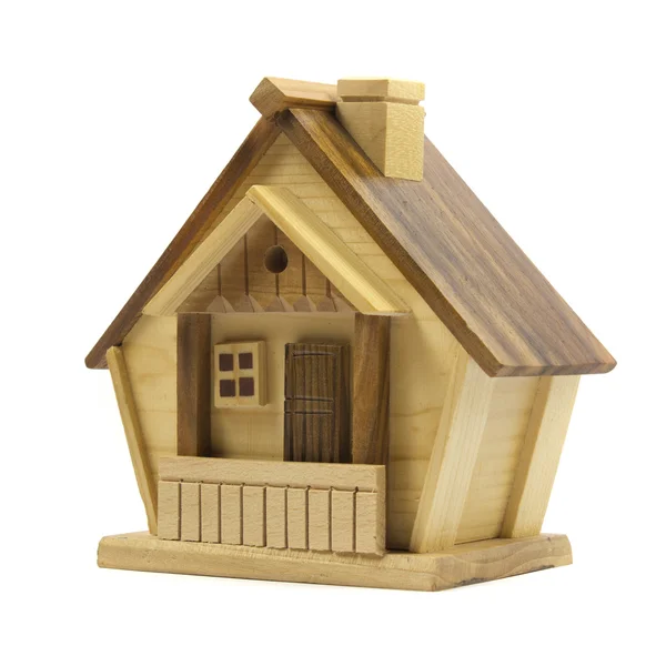 Zabawki drewniane dom Obrazek Stockowy