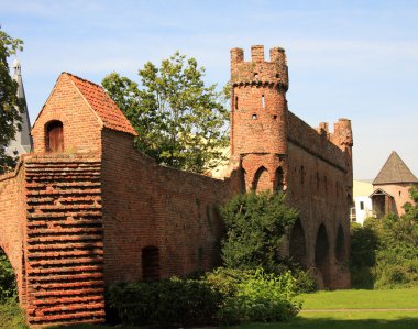 Ruins of a castle in Zutphen, Netherlands clipart