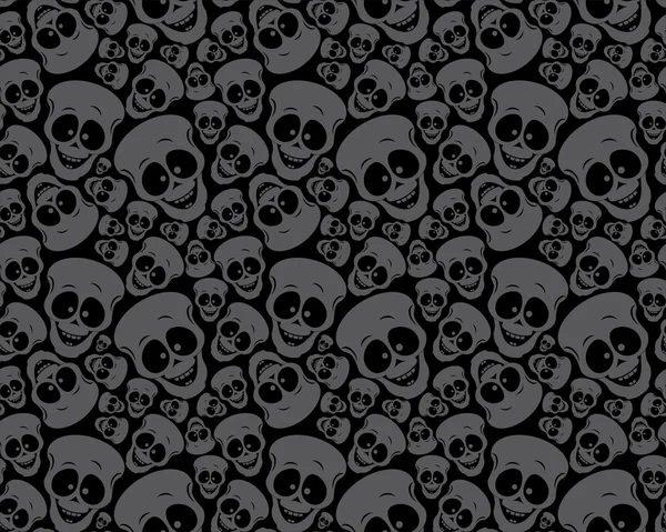 stock vector Wallpaper pattern skulls