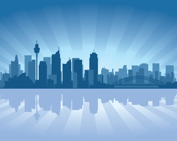 Sydney, australia panoramę — Wektor stockowy