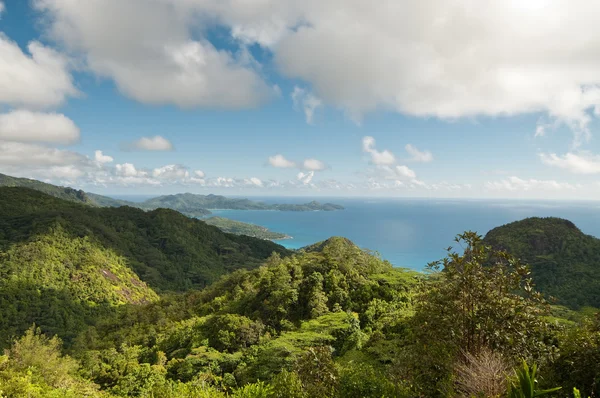 stock image Mahe coastline Seychelles