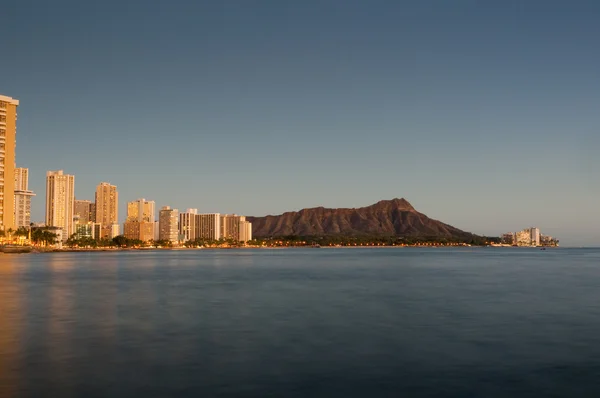 stock image Waikiki beach at sinset