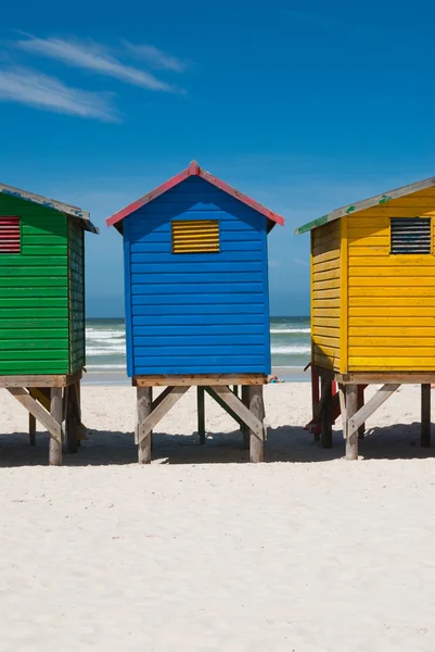 Strand hutten in de buurt van Kaapstad — Stockfoto