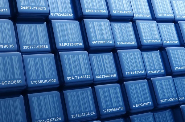 Barcode Cubes — Stock Photo, Image