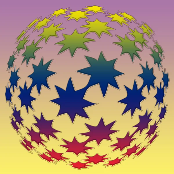 Сфера звезды — стоковое фото