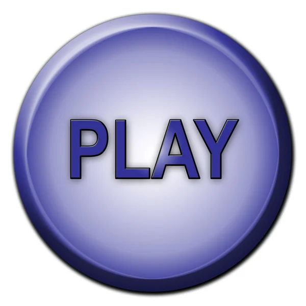 Botão de jogo separado — Fotografia de Stock