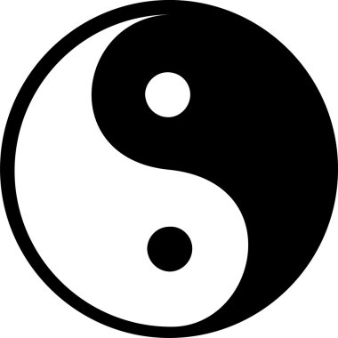 Ying yang clipart